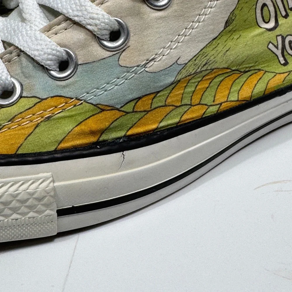 Converse Chuck Taylor Hi Dr Seuss Oh The Places Youll Go Sneakers Mens 8 W10 - Picture 8 of 10